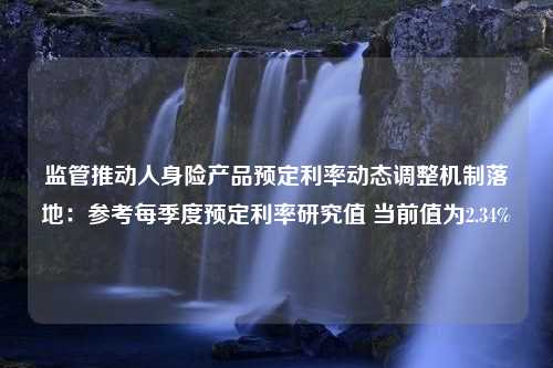 监管推动人身险产品预定利率动态调整机制落地：参考每季度预定利率研究值 当前值为2.34%