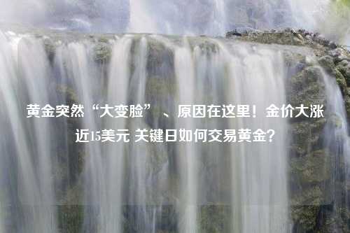 黄金突然“大变脸” 、原因在这里！金价大涨近15美元 关键日如何交易黄金？