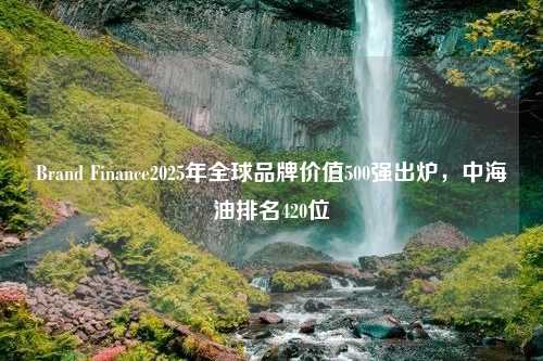 Brand Finance2025年全球品牌价值500强出炉，中海油排名420位