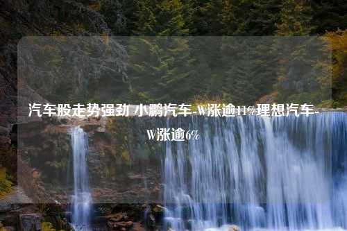 汽车股走势强劲 小鹏汽车-W涨逾11%理想汽车-W涨逾6%