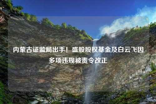 内蒙古证监局出手！盛股股权基金及白云飞因多项违规被责令改正