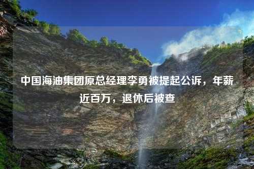 中国海油集团原总经理李勇被提起公诉，年薪近百万，退休后被查