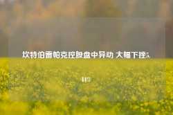 坎特伯雷帕克控股盘中异动 大幅下挫5.44%