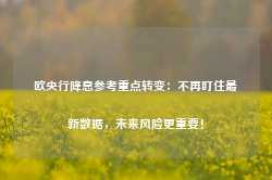 欧央行降息参考重点转变：不再盯住最新数据，未来风险更重要！