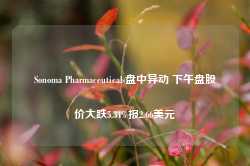 Sonoma Pharmaceuticals盘中异动 下午盘股价大跌5.34%报2.66美元