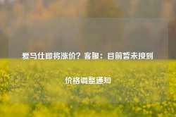 爱马仕即将涨价？客服：目前暂未接到价格调整通知