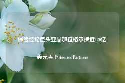 保险经纪巨头亚瑟加拉格尔接近120亿美元吞下AssuredPartners