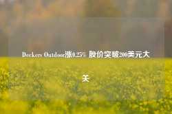 Deckers Outdoor涨0.25% 股价突破200美元大关