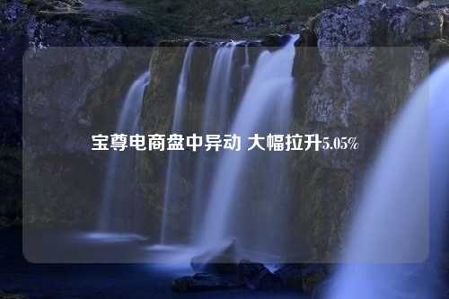 宝尊电商盘中异动 大幅拉升5.05%